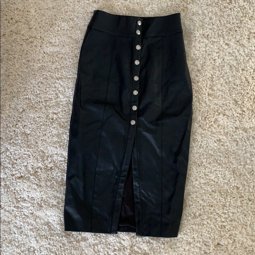 Majorelle Halsey Midi Skirt Black XS